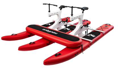 Nautiqua | BORACAY | Premium Catamaran Style Water Bike with Front Pad | 2 Person