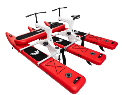Nautiqua | BORACAY | Premium Catamaran Style Water Bike with Front Pad | 2 Person