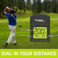 Golf Launch Monitor Built to Improve Swing Data, Carry Distance, Club Speed, Universal Compatibility